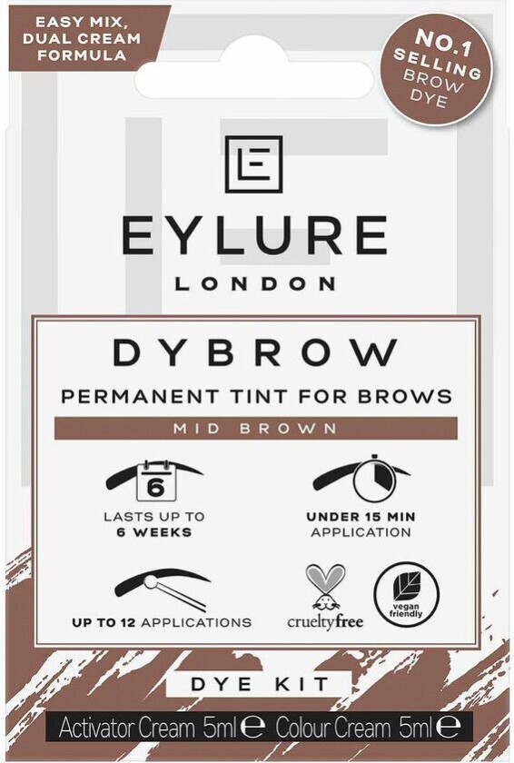 Dybrow Dye Kit Mid Brown