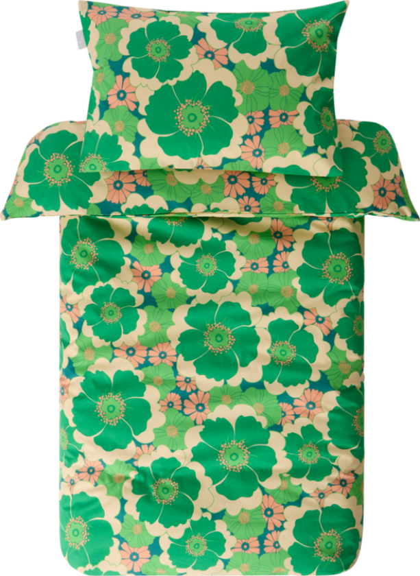 MINI sengesett krybbe økologisk Grønn