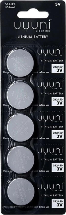 Uyuni Batteri 5-pakning CR2450