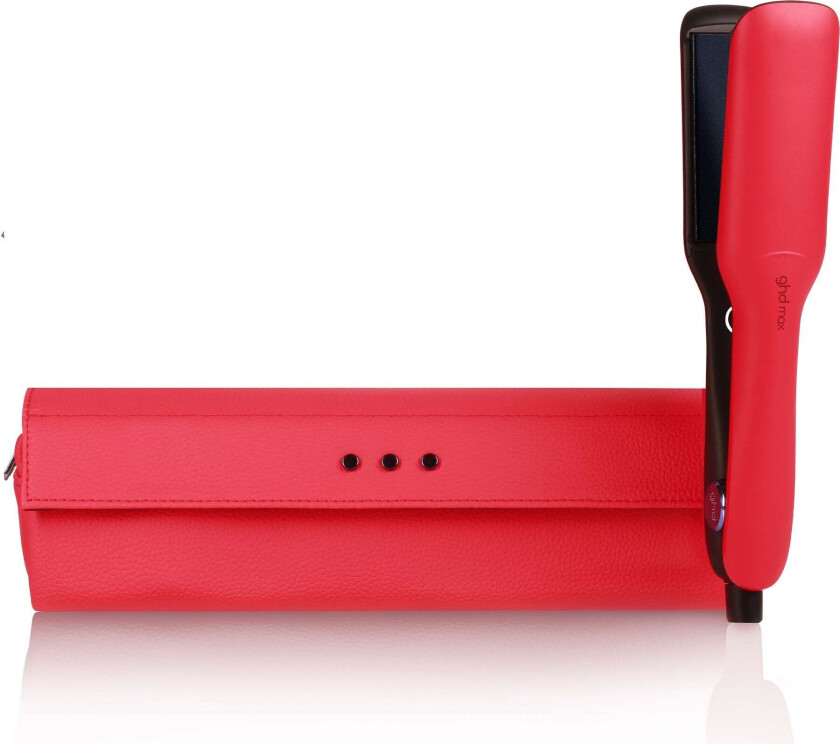 Ghd Max Wide Plate Hair Straightener In Radiant Red