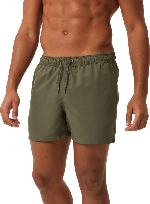 Borg Solid Swimshorts, badeshorts, herre BEETLE