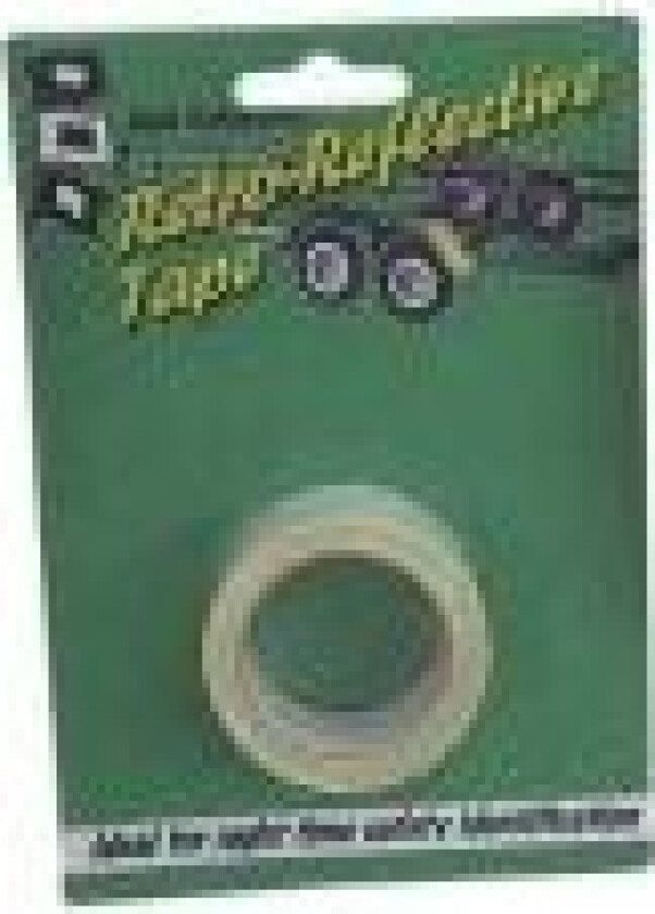 PSP Retro Reflekstape 50mmx2,5m Hvit