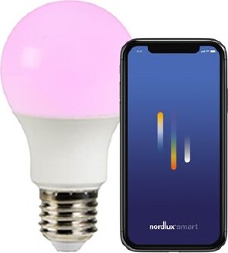 - Pære Smart Colour 8W (806lm) 2200-6500K Dim. White E27