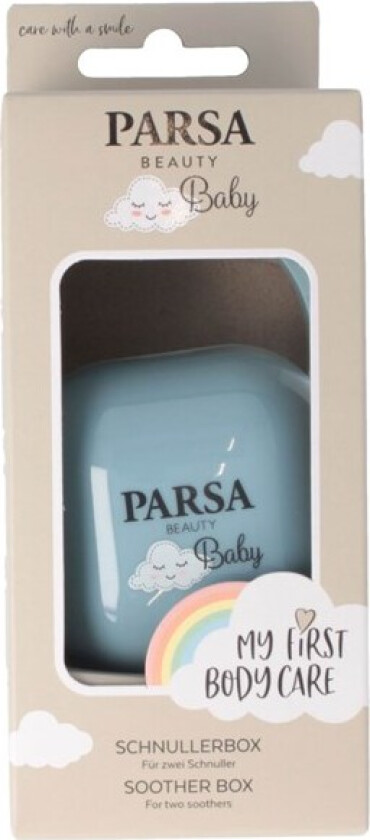 Bilde av Boks for oppbevaring av 2x smokker. - Blått