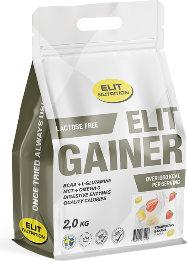 ELIT GAINER - Laktosefri, 2000 g