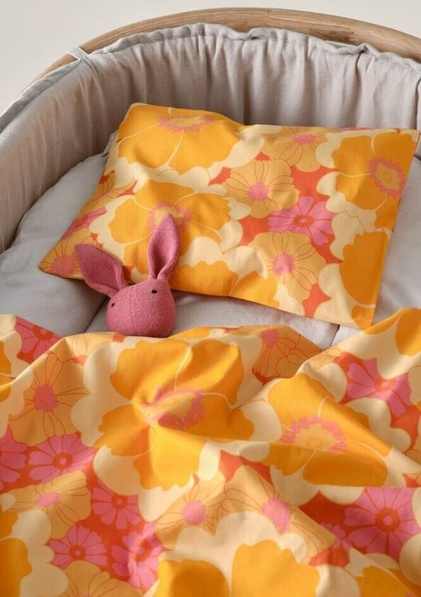 BABY sengesett tralle/vugge økologisk Gul