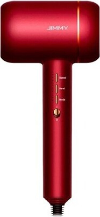 Jimmy Nanoi Ultrasonic Hair Dryer Ruby Red