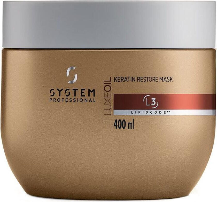 System Professional Luxe Oil Keratin Restore Mask 400ml