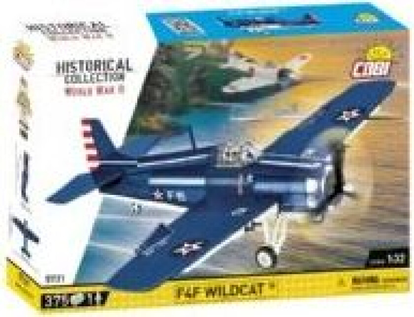 COBI F4f Wildcat Fighter Cobi  Historiske Byggeklosser