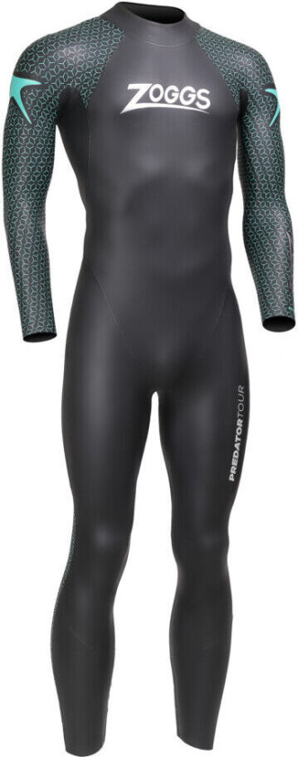 Men's Preadator Tour FS Triathlon Wetsuit Black/Blue S, Black/Blue