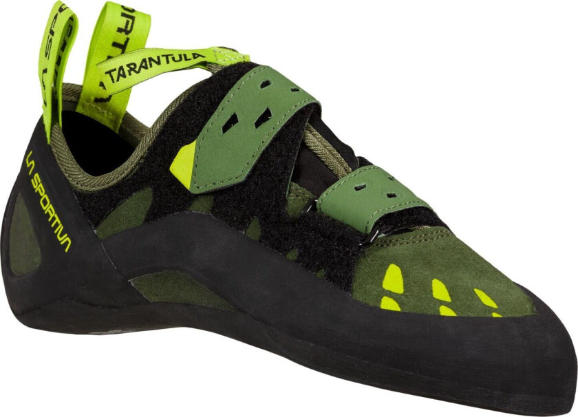 Unisex Tarantula Climbing Shoes Olive/Neon 47.5, Olive/Neon