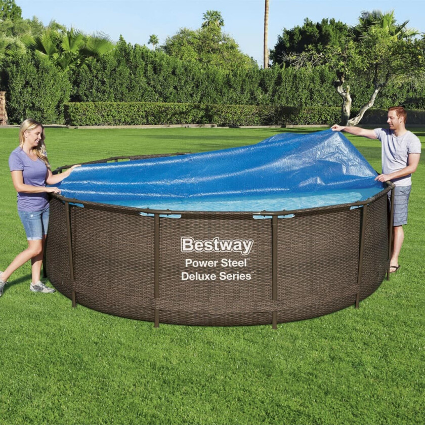 Soldrevet bassengtrekk Flowclear 356 cm