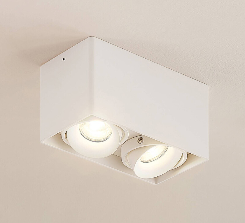 Bilde av Kubika downlight, GU10, 2 lyskilde, hvit