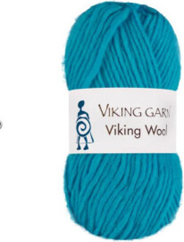 Viking Garn Ull Mørk turkis 528