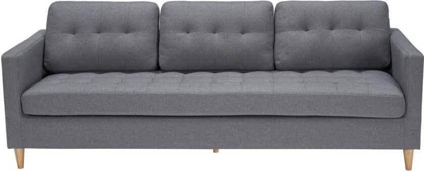 Marino sofa 3 seter stoff grå.