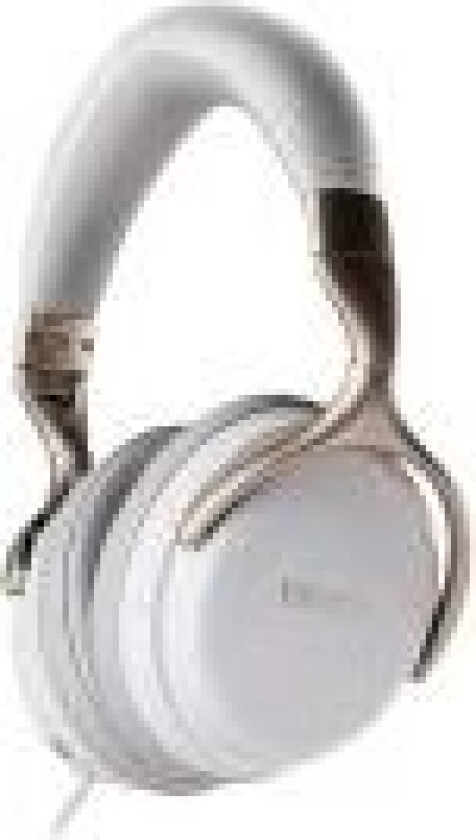 AH-GC25W - Hodetelefoner med mikrofon - full størrelse - Bluetooth - trådløs, kablet - 3,5 mm jakk - hvit