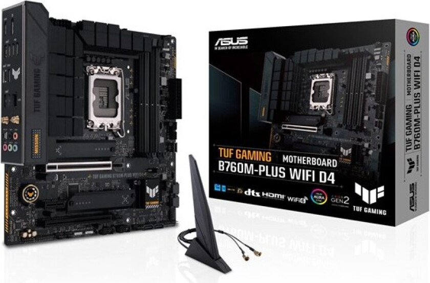 Asus Tuf Gaming B760m-plus Wifi D4 Mikro Atx Hovedkort