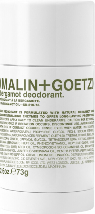 Malin+Goetz Bergamot Deodorant