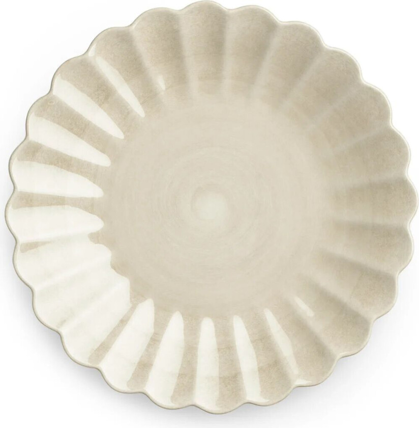 Oyster tallerken 20 cm Sand