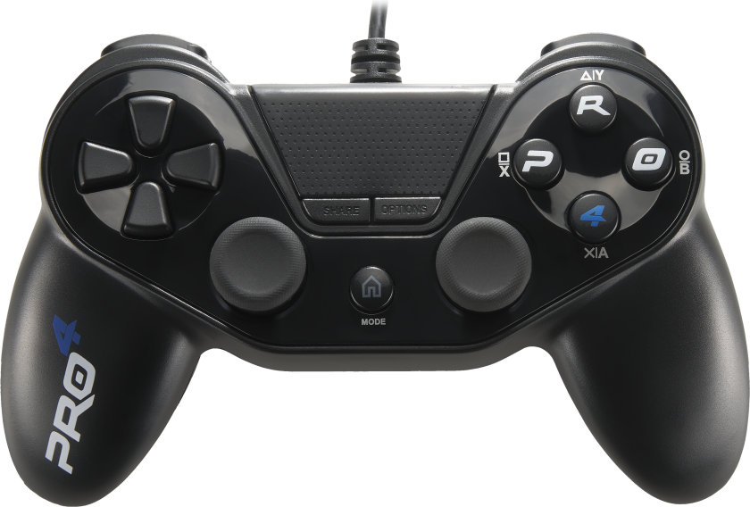 PS4 Pro4 Wired Controller Black