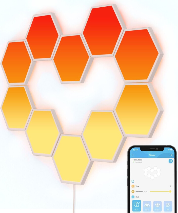- Glide Hexa Light Panels