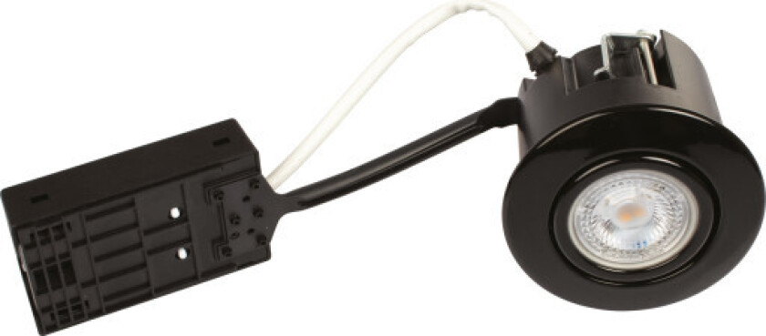 Luna Quick Install innfelt spotlight for utendørs innbygging, 4000K, svart