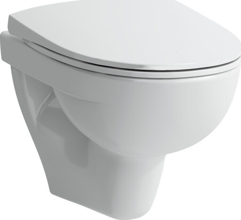 Pro-N vegghengt toalett, hvit