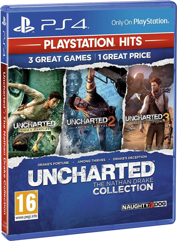 PS4 Uncharted Collection 1-3 HITS