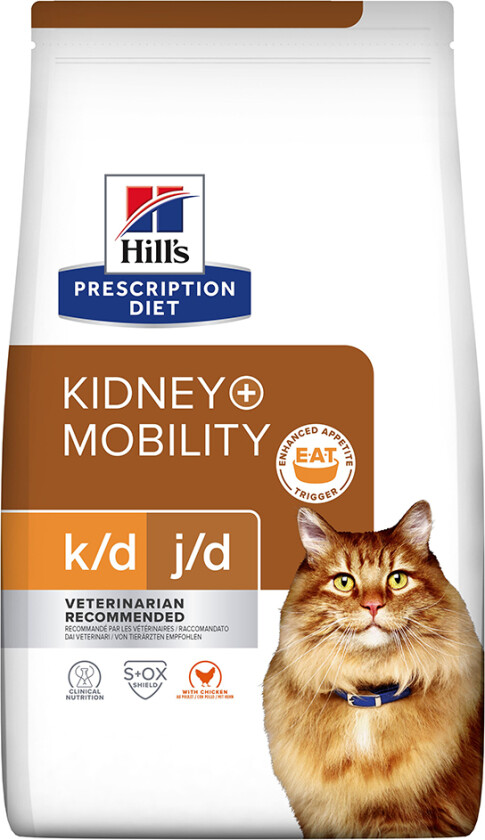 Hill's Prescription Diet Feline k/d j/d Kidney + Mobility Chicken (3 kg)