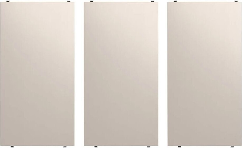 Hylleplate 58 x 30 cm (3-pakning) ) Beige