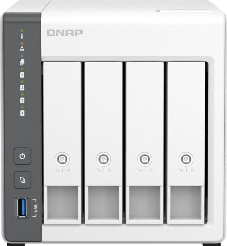 Bilde av Qnap Ts-433-4g 4-bay Desktop Nas Cortex-a55 4gb 0tb Nas-server