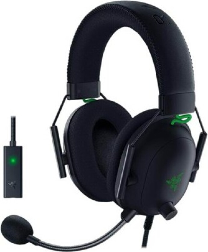 Blackshark V2 Se Gaming Headset Hodesett 3,5 Mm Jakk Stereo Grønn, Svart