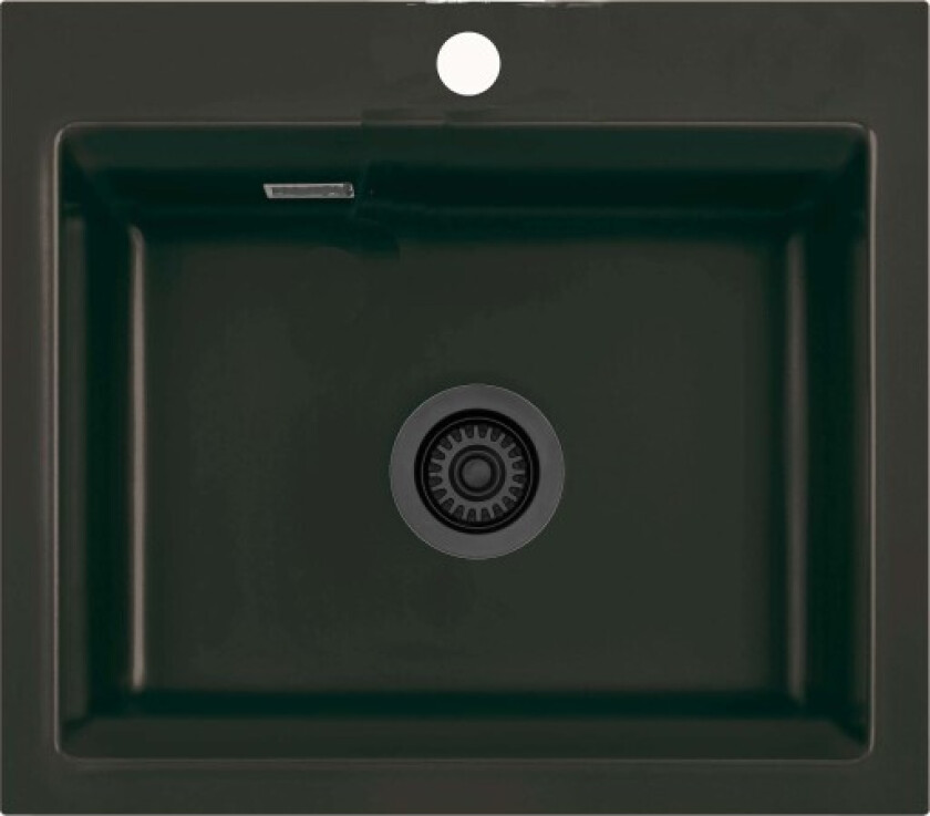 Kara 57 kjøkkenvask, 57,5x51 cm, sort