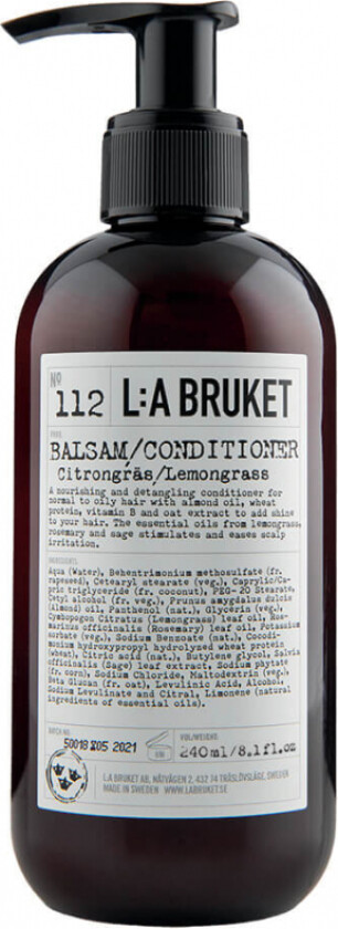 112 Balsam Citrongräs (240ml)