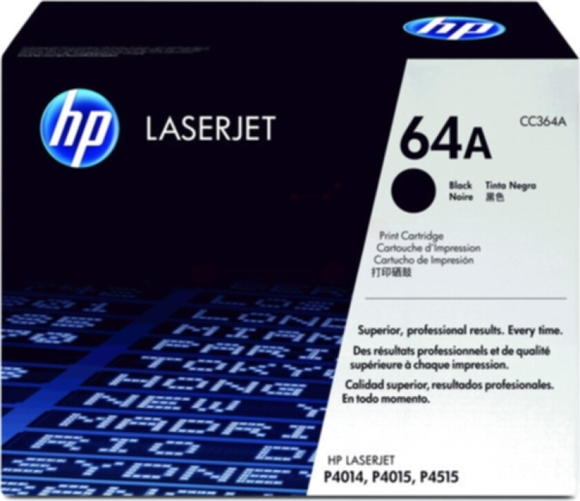 Hp Toner Svart 10k - Cc364a
