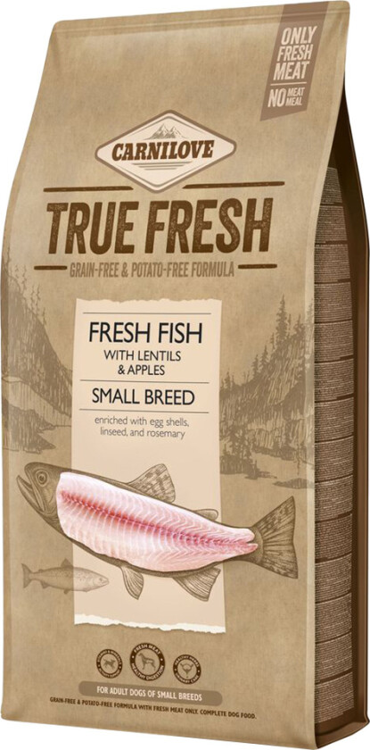 Fisk Voksen liten rase - 2 x 11,4 kg