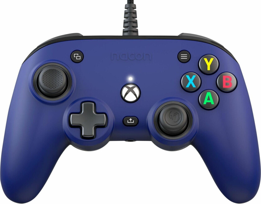 Official Wired Pro Compact Controller - Blue - Gamepad - Microsoft Xbox One
