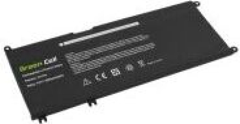 Bilde av Green Cell - Batteri til bærbar PC (tilsvarer: Dell 33YDH) - litiumpolymer - 3500 mAh - svart - for Dell G3 G5 G7 Inspiron 15, 17 77XX, 7570 Latitude 34XX, 35XX Vostro 15 7580