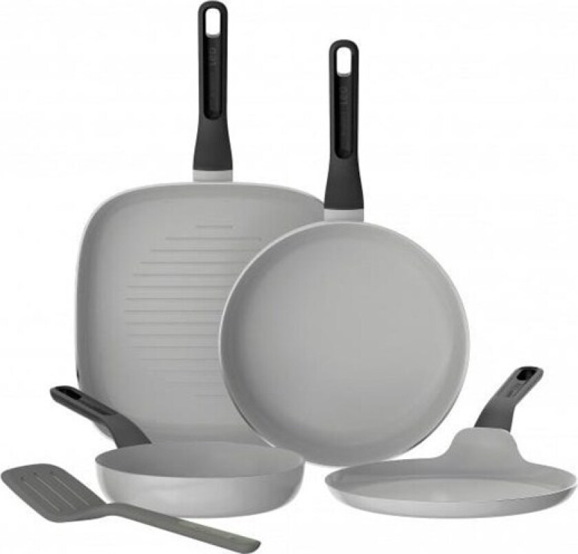 4-pc frying pan set non-stick Glints Spirit with turner Balance