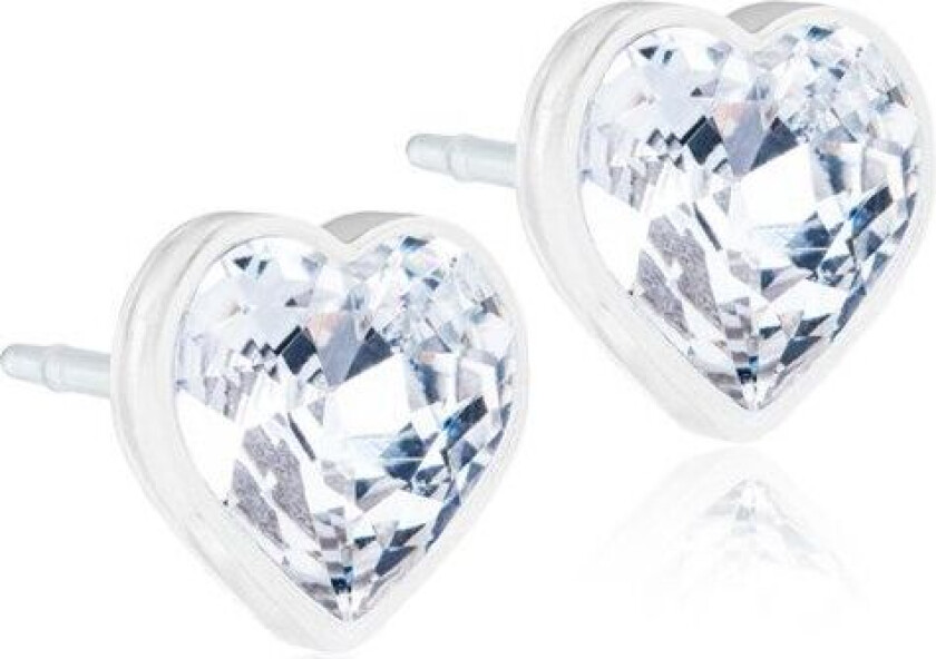 Medical Plastic  Heart 6mm Crys