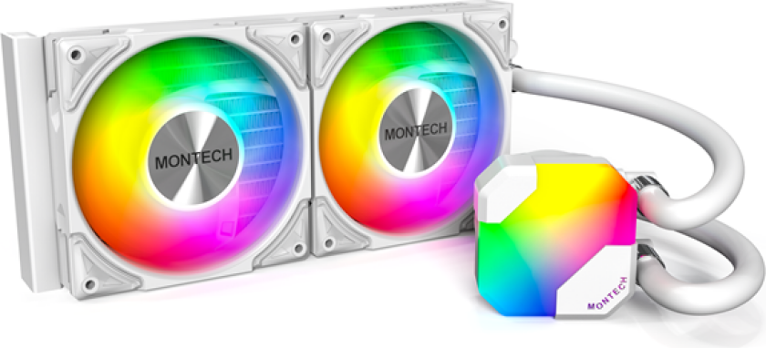 Hyper Flow ARGB 240 - White - CPU Vannkjøling - Max 29 dBA