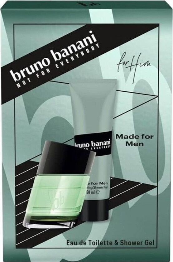 Giftset Bruno Banani Made For Men Edt 30ml + Shower Gel 50ml