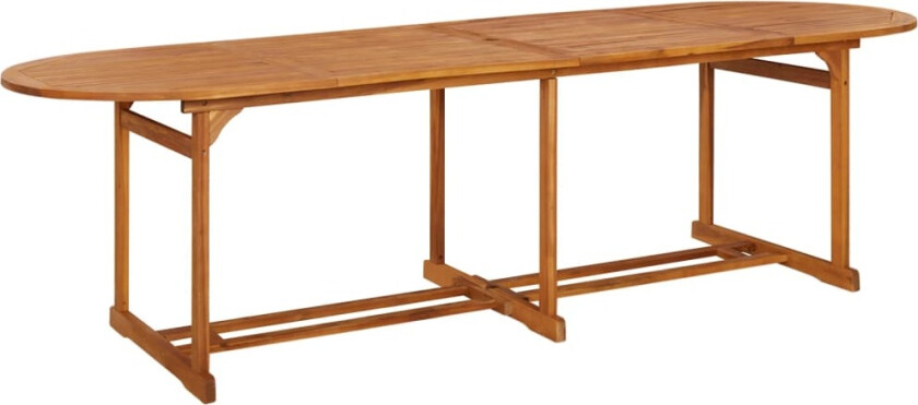 Utendørs spisebord 280x90x75 cm heltre akasie