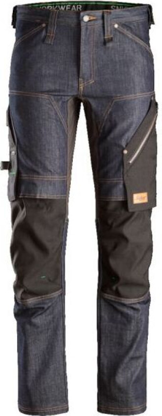 6956 FlexiWork Arbeidsbukse denim / svart 48