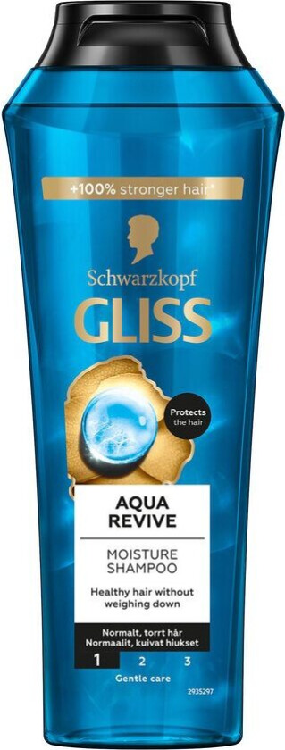 Gliss Moisture Shampoo Aqua Revive for Dry Hair to Normal Hair