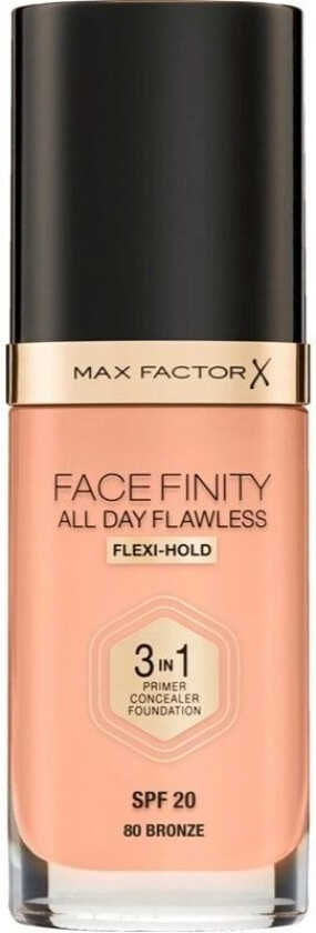 Facefinity 3 In 1 Foundation 80 Bronze