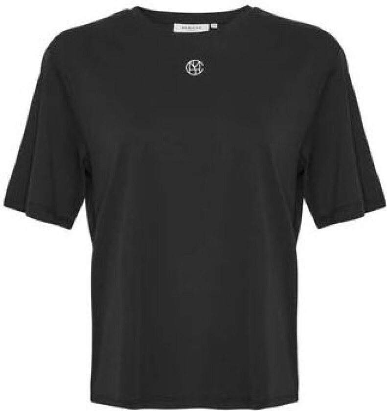 Moss Copenhagen Melea Icon Tee - Black/Egret M/L