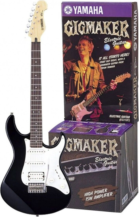 EG112GPII Gigmaker Guitar Pack Black