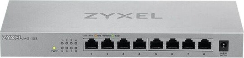 Bilde av Mg-108 8-portars 2.5 Gigabit Switch