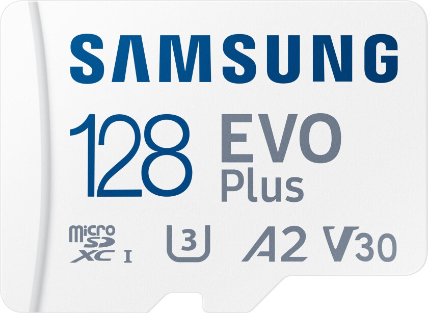 Evo Plus Microsdxc 128gb & Sd Adapter - Minnekort